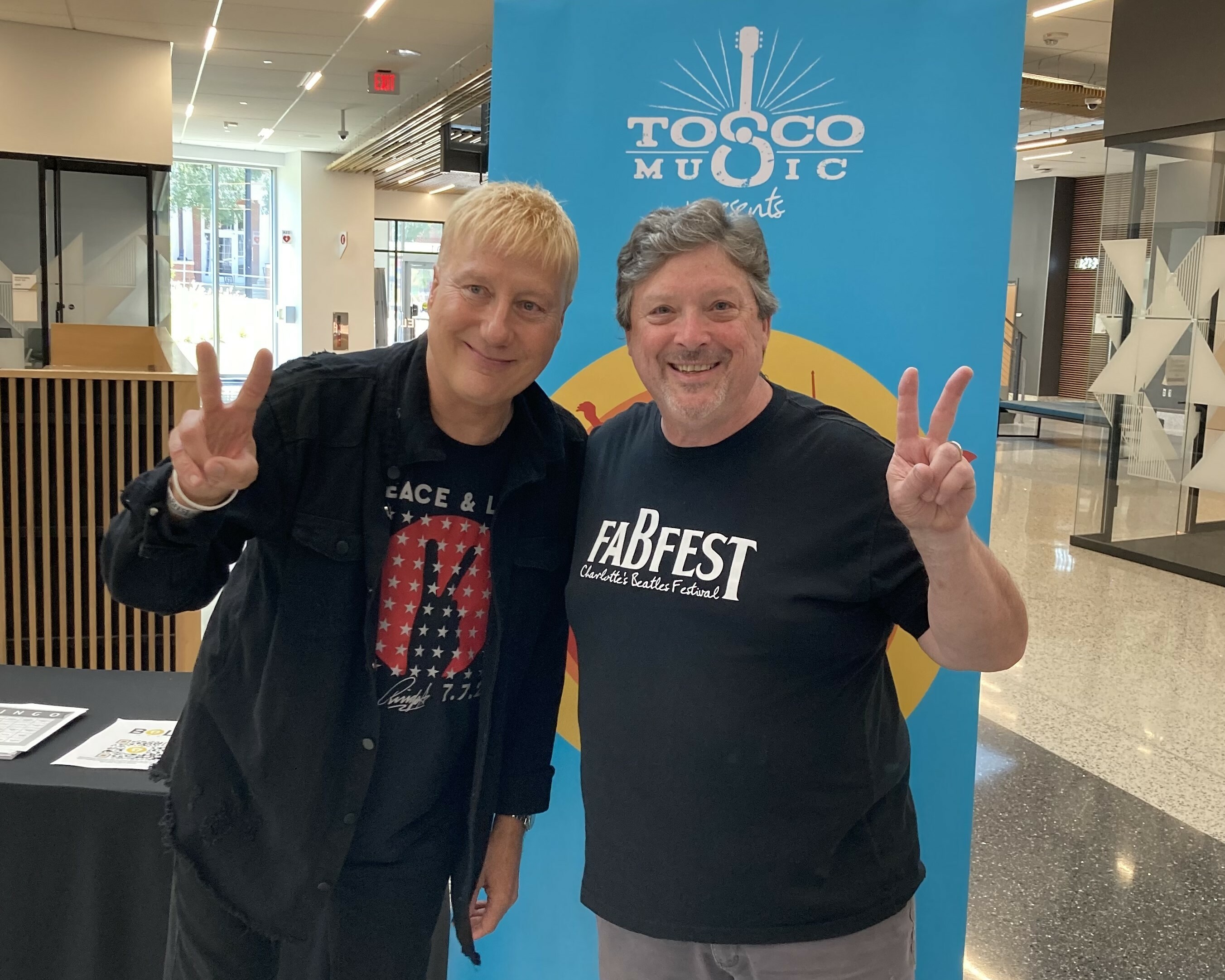 Gregg Bissonette and John Tosco at FabFest 2023